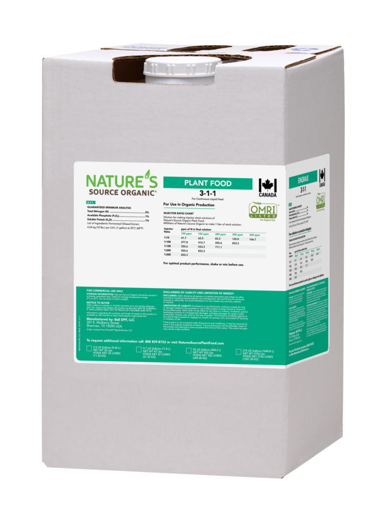 Nature's Source 3-1-1 17.8L Fertilizer - Multiplants